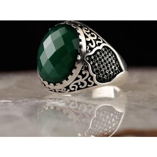 Zircon Stone 925 Sterling Silver Ring