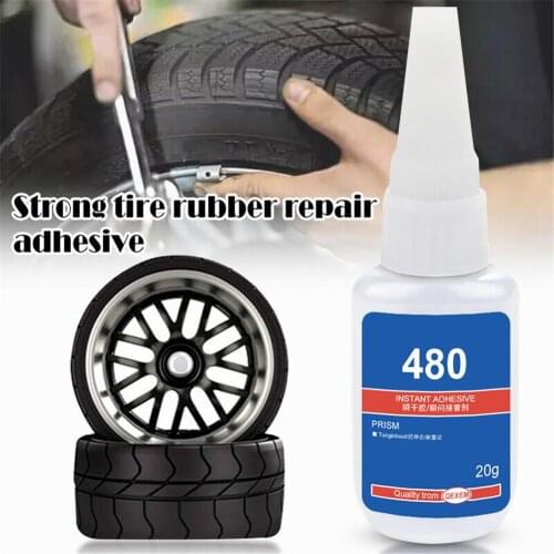 20g Tires Repair Glue Waterproof Formula Auto Adhesives Tire Repair Glue Soldering Agent Super Glue Car Wheel Maintenance