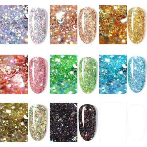 1 Jar GB04 Diamond Chunky GLITTER,Nail Art Powder Dust Shimmer Decoration,Shiny nail glitter Shimmer Glitter Powder Nail Glitter