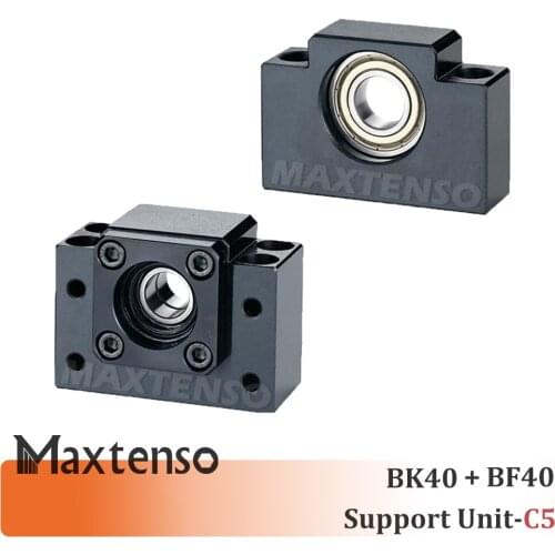 MAXTENSO Support Unit Set BK40 BF40 C5 for end machining ballscrew heavy load BKBF TBI sfu HIWIN CNC Parts High Accuracy new