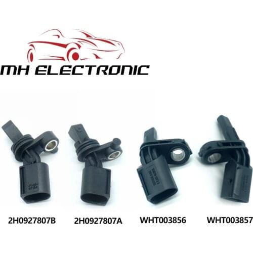 MH Electronic 4PCS/Set WHT003856 WHT003857 2H0927807A 2H0927808A Right Left ABS Wheel Speed Sensor For VW Audi Skoda Seat