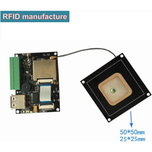 Cheap Price Mini Passive 0dbi UHF RFID Ceramic Antenna with SMA Connector Circular 860mhz 960mhz on Inventory Management