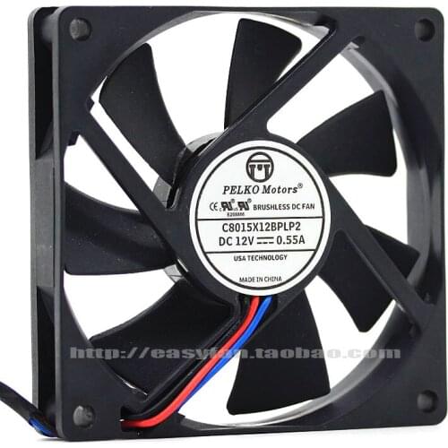 NEW FOR PELKO Motors C8015X12BPLP2 8015 12V 0.55A cooling fan