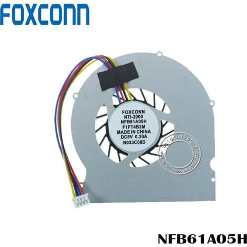 New original cpu fan for foxconn NT510 NTI-2000 NFB61A05H F1FT4B2M DC 5V 0.3A cpu cooling fan cooler radiator 4pin