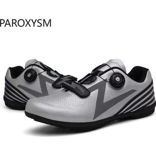 PAROXYSM Men Cycling Shoes Outdoor Professional Trainers Racing Rode Bike Shoes Rubber Sapatilha Ciclismo MTB Specialized Women