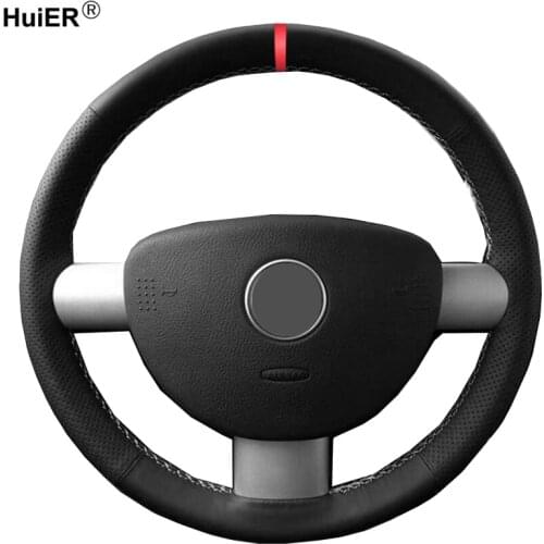 Hand Sewing Car Steering Wheel Cover Wrap Volant For Volkswagen VW Beetle / New Beetle 2000 - 2010 Braid on the Steering wheel