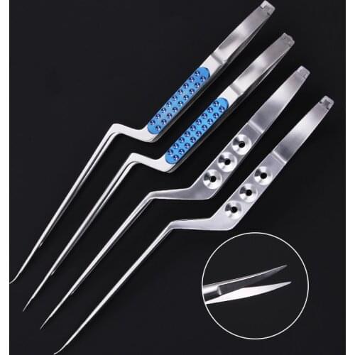 Stainless steel gun-shaped scissors microscopic instruments extracerebral neurosurgery imported fine spring tissue scissors