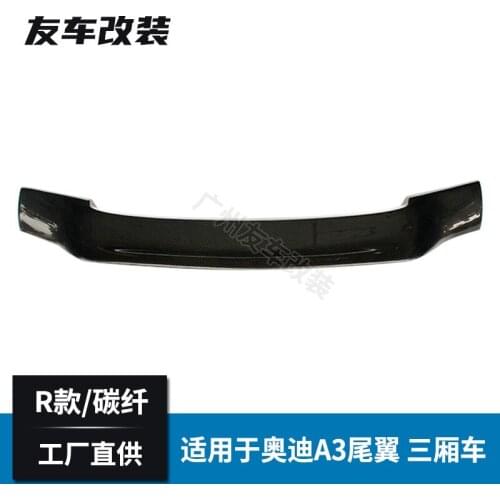 Suitable For Factoy Diect Sale Audi A3 Thee Compatment Cabon Fibe Tail Refitting Rea Spoiler