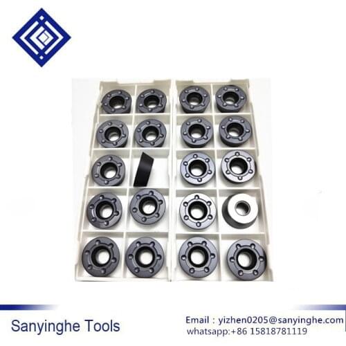 R8 cnc carbide milling cutter 10pcs/lots RDMW1604MOT cnc carbide milling insert cnc blade lathe tool