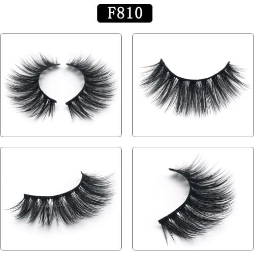 Flash girl comfort F810 lashes 6 model 5pais 3D mink Eye Lashes super soft false Eyelashes