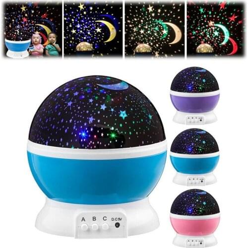 Night Light Led Star Projector Childrens Night Light Sky Projector Star Moon Galaxy Night Lights Nursery Gifts Kids Gift Lamp