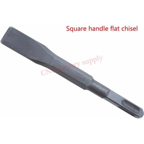Carbide Material Pointed Square handle electric Hammer chisel spade drill sharp drill bit for concrete/brick/wall/tile slotting