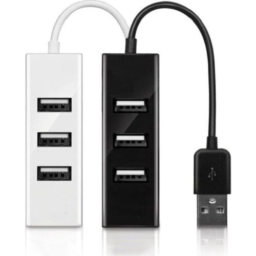 2021 Hi-Speed Hub Adapter USB Hub Mini USB 2.0 4-Port Splitter For PC Laptop Notebook Receiver Computer Peripherals Accessories