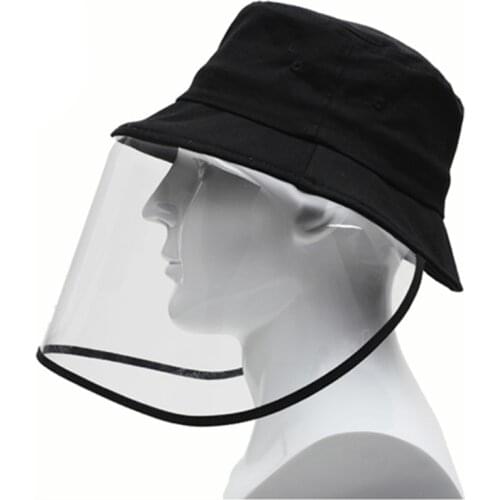 Protective Bucket Hat Unisex Anti-wind Dust Anti-fog Sun Hats Men Enclosing Anti-dust Caps Outdoor Sunbonnet Fisherman Hat