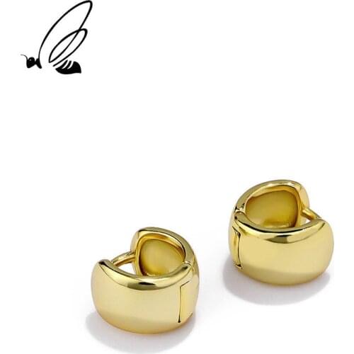 SSTEEL 925 Sterling Silver Female Gold Hoops Earrings For Women Huggie Earings Personalized 2021 Trend Aros Plata Fine Jewelry