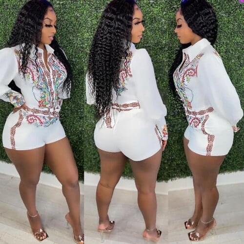 2021 Autumn Vintage Regular Daily Young Chiffon Sexy Fashion Full Sleeve High Waist Women Slim Playsuits