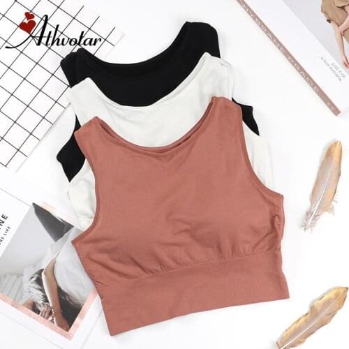 ATHVOTAR Seamless Sports Bra Women Push Up Sport Top for Shockproof Yoga Top Athletic Gym Running Fitness Workout Sport Bra