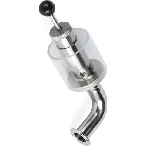 0.2-3.2 Bar Clamp 1.5 " (OD 50.5mm) Spunding Valve SS304 Variable Pressure Relief Valve