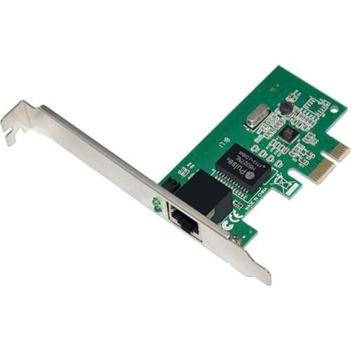 1 RJ45 Port Chip REALTEK RTL8111E PCIe X1 Single Port Gigabit 1000M Ethernet Network Card Pci-EXPRESS 1X Wired Lan Adapter