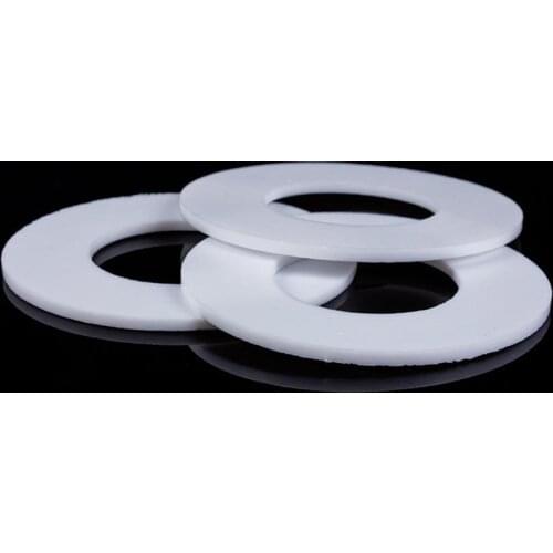 16x8x2mm PTFE Food Grade Flat Washer Gaskets Spacer Insulation Sealing Ring Strip