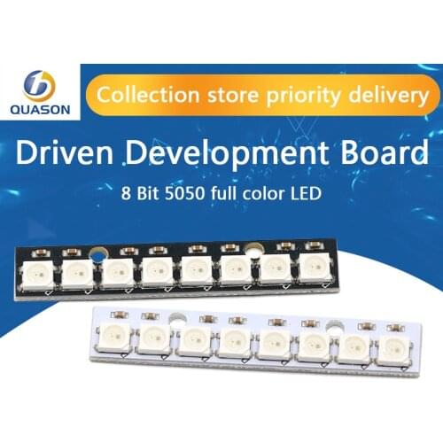 Stick 8 channel WS2812 5050 RGB LED lights built-in full color-driven development board