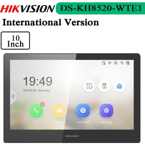 In Stock Free shipping IP Indoor Station Remote Unlocking Via The Client Or The APP DS-KH8350-WTE1