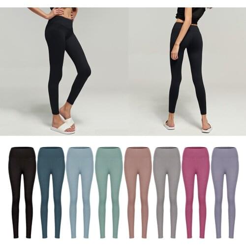 Seamless Yoga Pants Women Workout Leggings Seamless High Waist Butt Lifting Tummy Control Textured Booty Tights Leggings