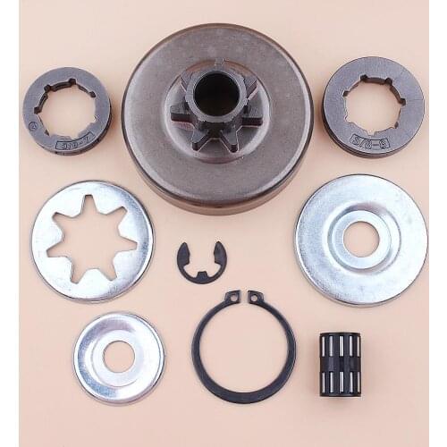 Clutch Sprocket Rim Drum Washer Bearing Kit For Stihl 038 MS380 MS381 Chainsaw 1119 0007 1003