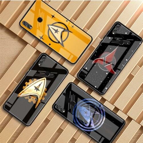 Star Trek Command Tempered Glass Phone Case For Huawei P20 P30 P40 P40 Lite Pro Psmart Mate 20 30 Cover Shell