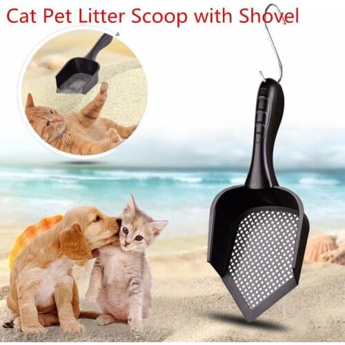 Home Tray Safe Durable Easy Use Cleaning Tool Portable Cat Litter Scoop Shovel Pet Supply Practical Non-toxic Indoor PVC