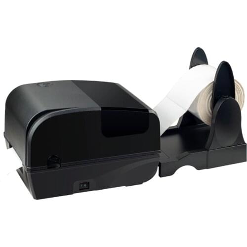 HSPOS 4 inch Thermal Bar code Label Printer with Washing Label and Color Ribbon Provide Free Softwear HS-2054TA