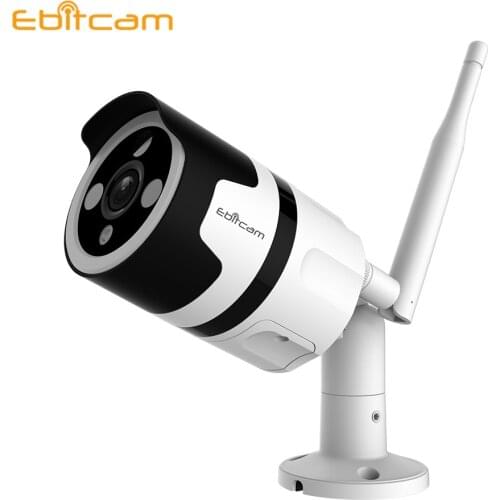 1080p Security Wifi Ip Camera Waterproof Outdoor Motion Detect Night Vision Surveillance CCTV Monitor Intercom Zoom Cylindrical