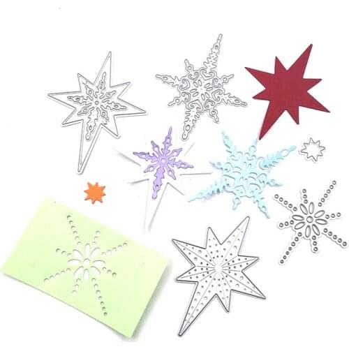 Julyarts Snowflake Suite Large Metal Dies for Card Making New for 2021 for Card Making DIY Scrapbooking Cardstock Die Cut