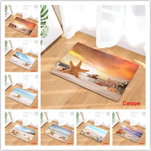 The Beach Floor Mats Living Rooms Anti-slip Carpet for Bedroom Kitchen Bathroom Rug Welcome Mats for Front Door