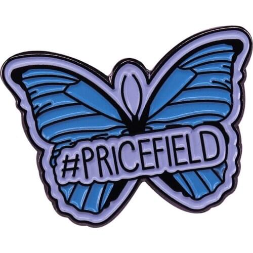 Creativity Butterfly Hard Enamel Pins Collect Funny Metal Cartoon Brooch Backpack Collar Lapel Badges Fashion Jewelry Gifts