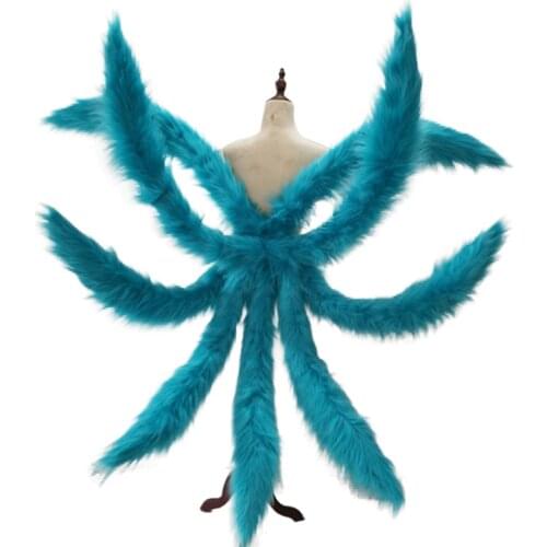 LOL Spirit Blossom Ahri Cosplay Tail Inu x Boku SS 9 Tails Foxtail Halloween Carnival Cosplay Costume Accessories