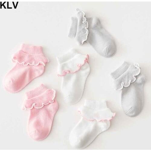 3 pairs Baby Socks Girls Winter Autumn Cotton Socks Kids Warm Socks Soft Newborn Socks Clothes Accessories