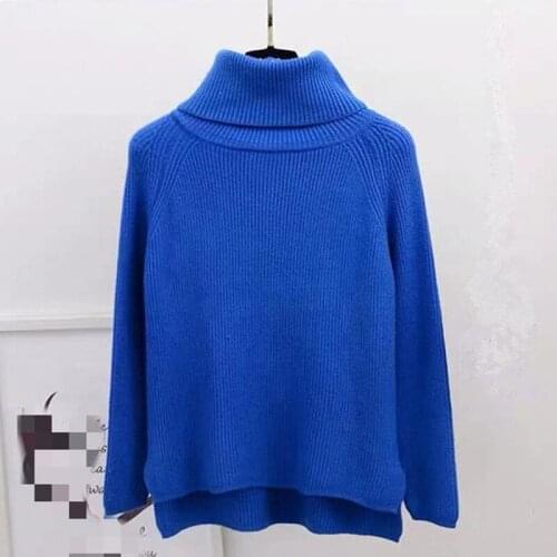 ZG1388 New spring and autumn 2020 women fashion warm loose pullover long-sleeved turtleneck sweater cheap wholesale