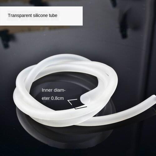 Transparent Food Grade Silicone tube 2 4 6 8 10 12 mm Flexible Garden Rubber hose Aquarium Soft Tubing Hose Oxygen pump hose