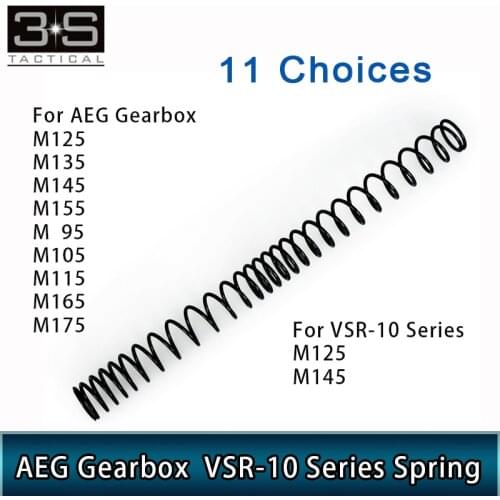 Tactical Irregular Pitch Spring M95 M105 M115 M125 M135 M145 M155 M165 M175 For AEG Airsoft For VSR-10 Series