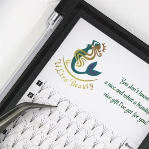 High Quality Premade Fans Makeup Eyelash Extensions Synthetic Eyelashes Natural Soft Lashes Vendors