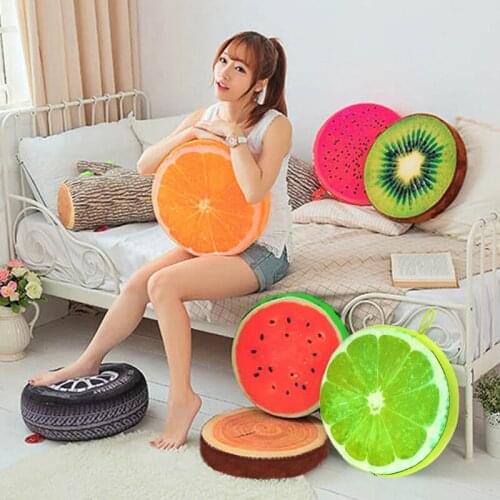 40cm/33cm 3D Fuite Cushion Fruit PP Cotton Office Chair Back Cushion Throw Pillow Home Decoration Gift Cushion Pillow Seat28