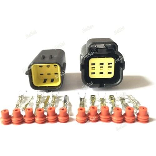 6 Pin 174262-2 174264-2 /174265-7 Waterproof Female Male Automotive Accelerator Pedal Sensor Connector For Hyundai Denso