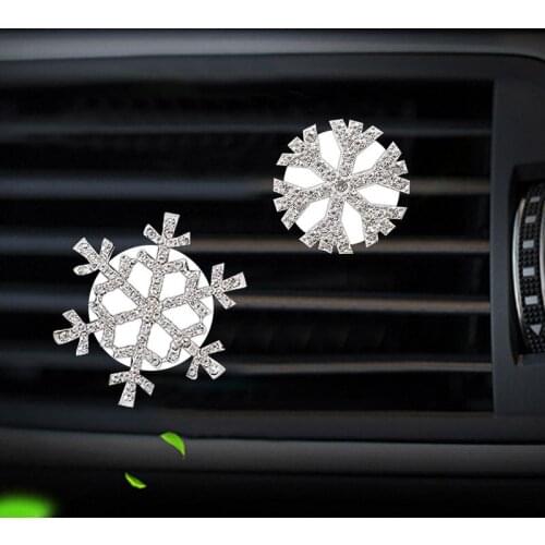 Snowflake Aroma Car Diffuser car vent perfume clip