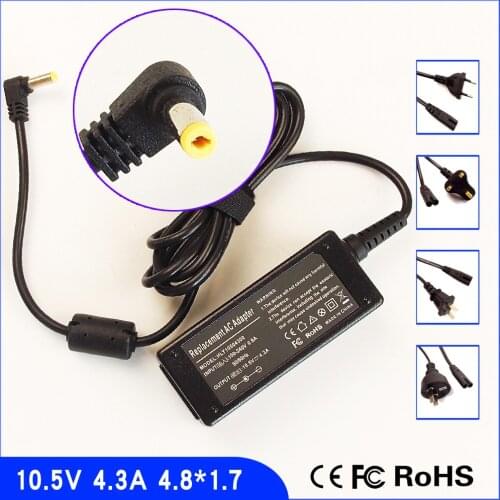 10.5V 4.3A Laptop Ac Adapter Power SUPPLY + Cord for Sony VAIO Duo 10 SVD112 SVD11213CX SVD11213CXB VGP-AC10V8 SVD11 Touchscreen