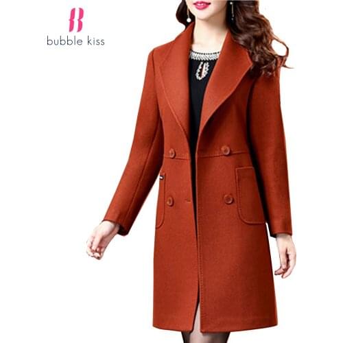 BubbleKiss Women's Wool Coats