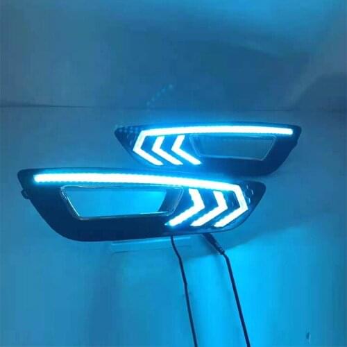 2021 12v car daylight LED Daytime Running Light For Focus 3 MK3 2015 2016 2017 2018 Turn Signal light /led daylight
