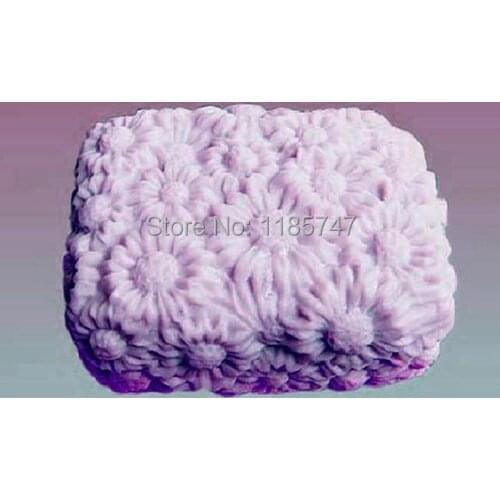 New arrived sun flower shaped soap mold , handmade flower silicone soap mold ,silicone mold for soap crafts