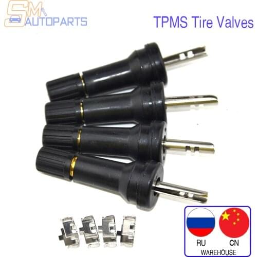 4pcs TPMS Valves for Nissan Patrol Tire Valves TPMS sensor Rubber Tubeless Valve Stem for Tire Pressure Monitoring System