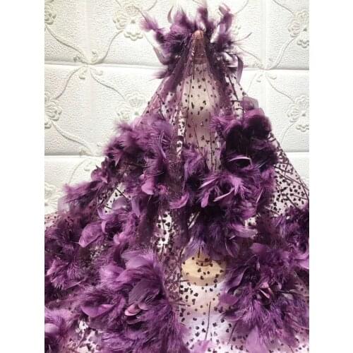 French 3D Flower Mesh Lace Fabric 2021 High Quality Latest African Lace Fabric Embroidery Nigeria Tulle Lace Fabric ZX40991